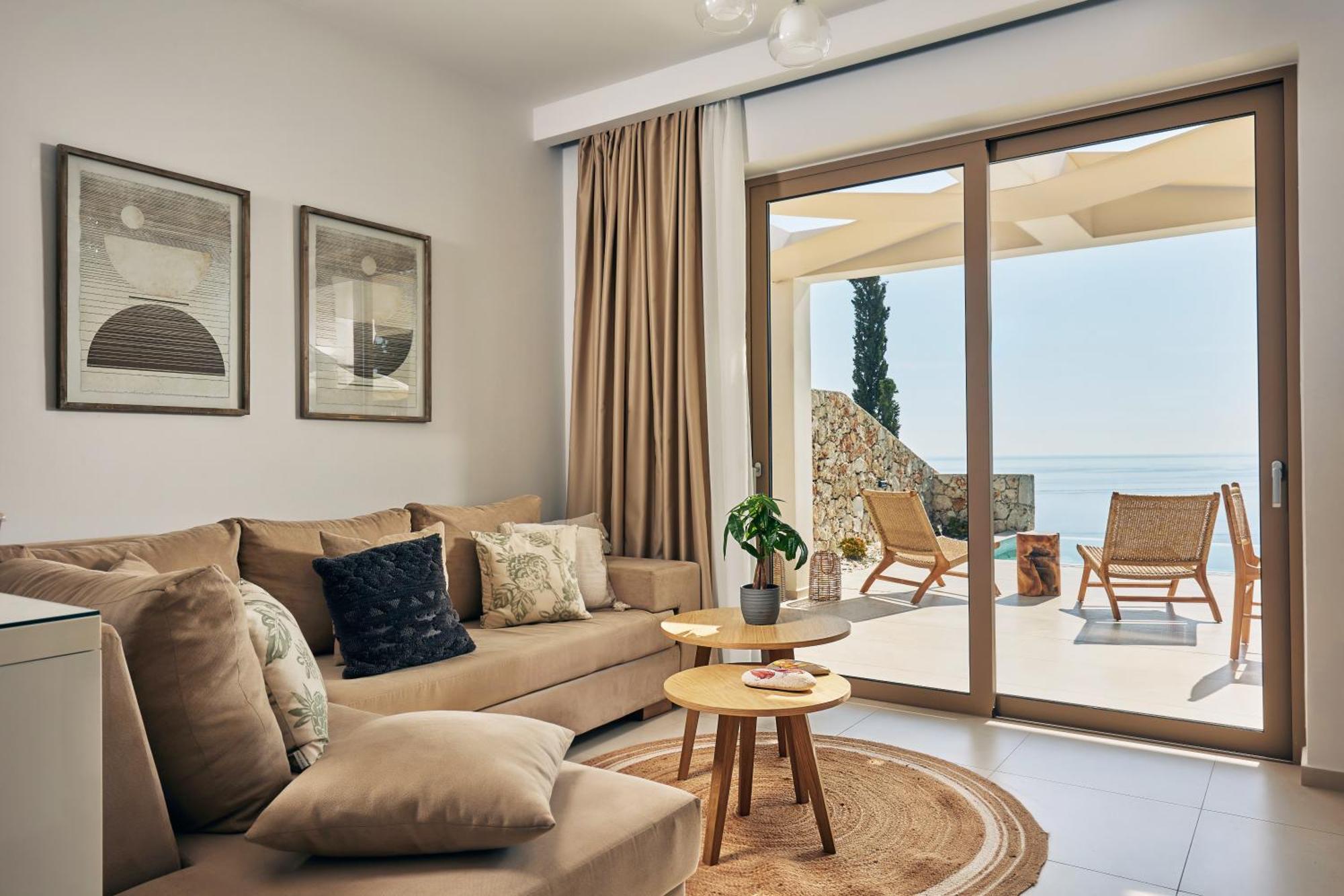 Thelxi'S Suite II - Brand New Seaview Suite! Volímesz Kültér fotó